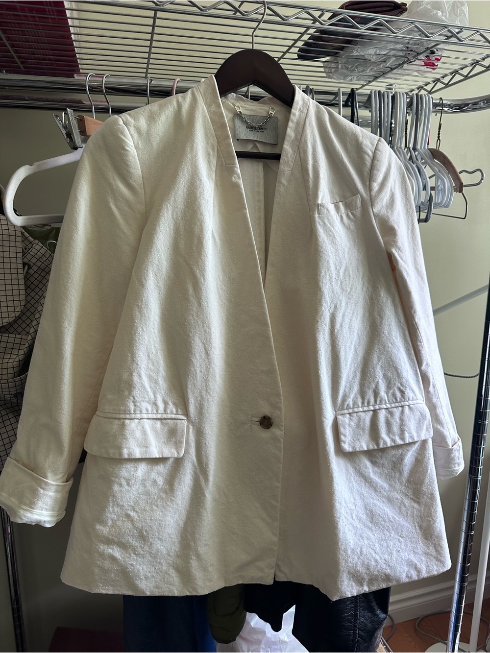 Rachel Comey Structured 100% Cotton Blazer